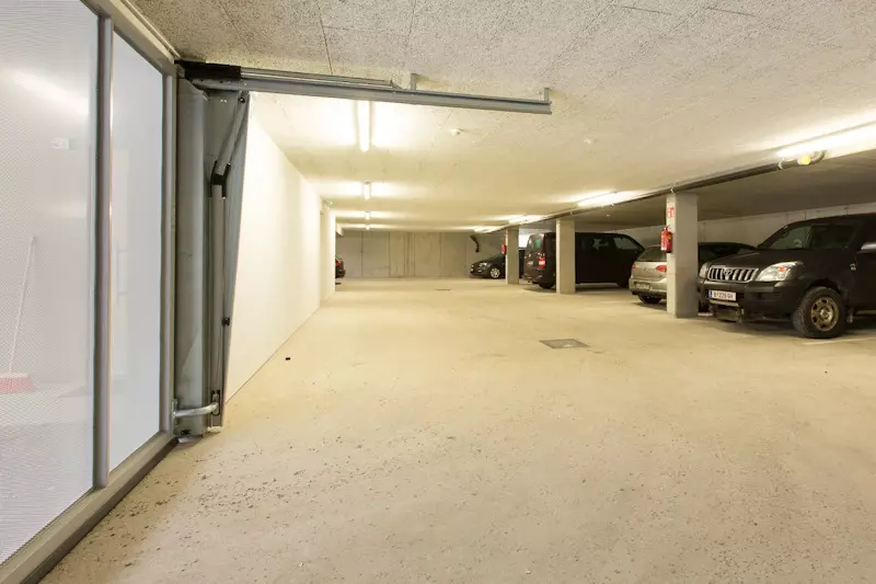 Tiefgarage, Skiraum, Aufenthaltsraum, Appartements Ennemoser in Mellau
